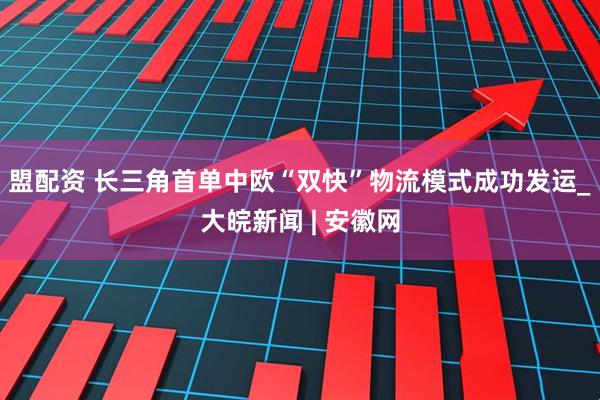 盟配资 长三角首单中欧“双快”物流模式成功发运_大皖新闻 | 安徽网