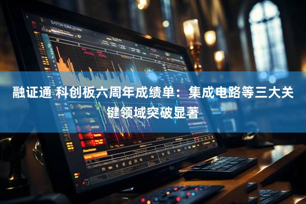 融证通 科创板六周年成绩单：集成电路等三大关键领域突破显著