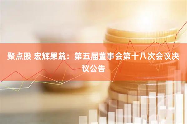 聚点股 宏辉果蔬：第五届董事会第十八次会议决议公告
